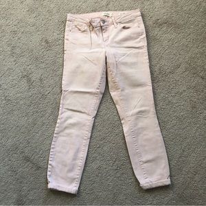 Jessica Simpson Pale Pink rolled capris